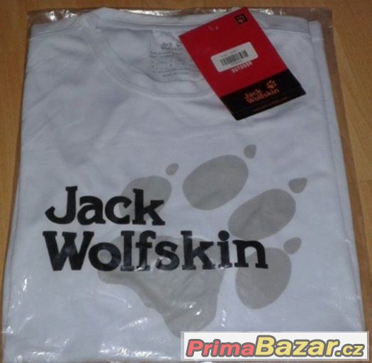rychleschnoucí tričko Jack Wolfskin velikost M NOVÉ bílé