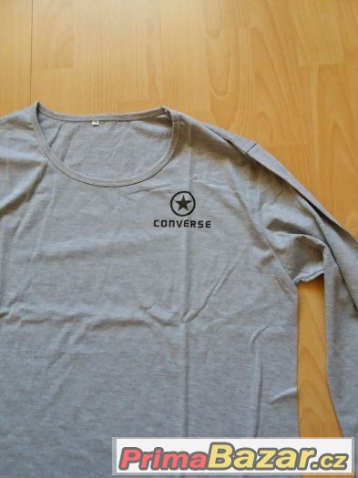 tričko Converse bavlna dlouhý rukáv nové