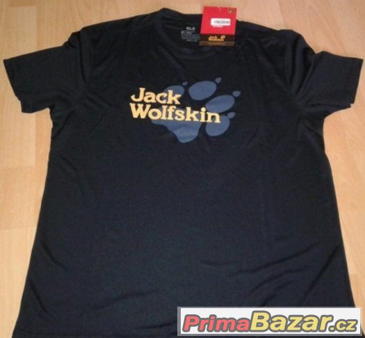 rychleschnoucí tričko Jack Wolfskin velikost M NOVÉ černé