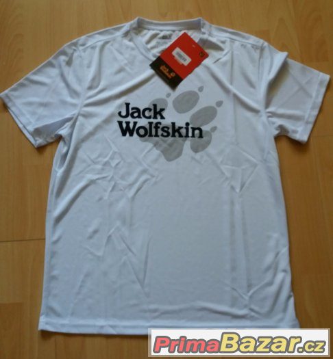 rychleschnoucí tričko Jack Wolfskin velikost XL NOVÉ bílé