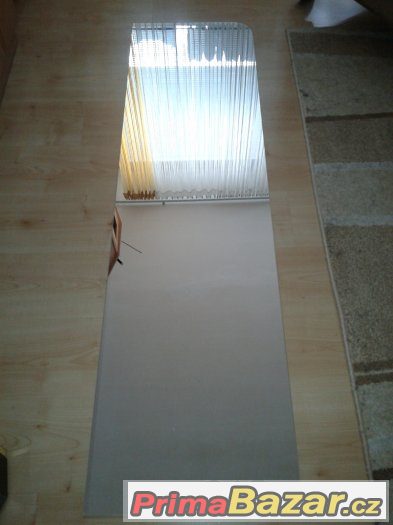 2x zaoblené zrcadlo 160 cm x 43 cm