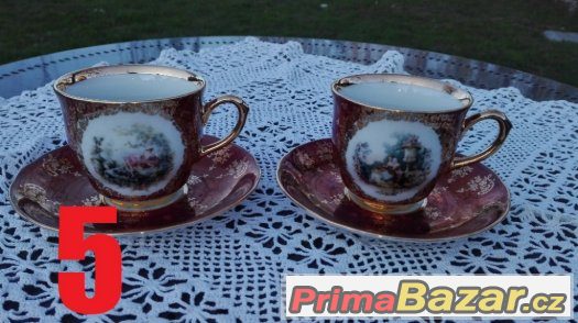 Ruzovy porcelan a nadobi – fotografie 4