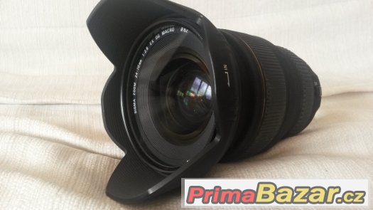 Sigma 24-70mm F2.8 EX DG MACRO objektiv pre Canon