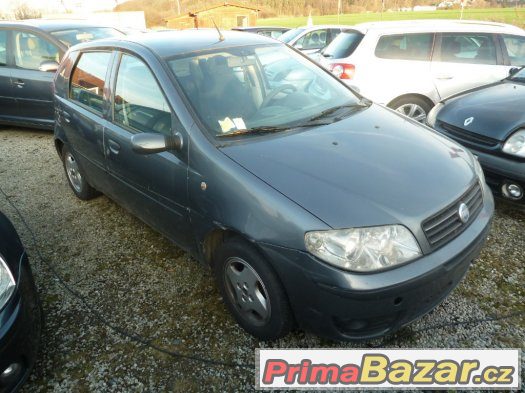 FIAT PUNTO 1,9 JTD 63 KW..KLIMA..2004.5 DVEŘÍ.