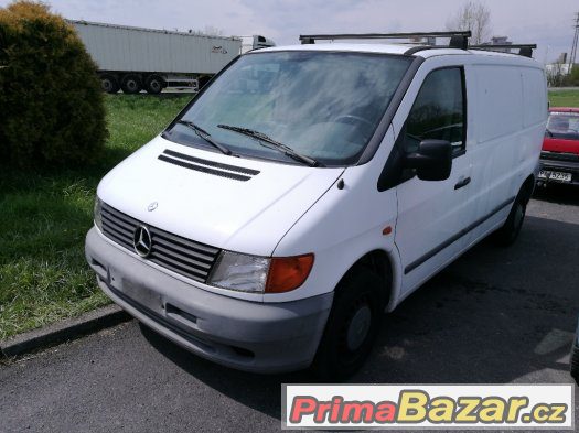 MERCEDES VITO 2,2 CDI.75 kw,KLIMA,3 MÍSTA..r.v.10/2000