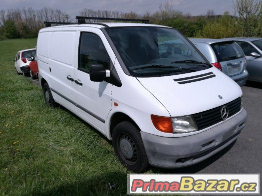 MERCEDES VITO 2,2 CDI.75 kw,KLIMA,3 MÍSTA..r.v.10/2000