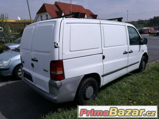 MERCEDES VITO 2,2 CDI.75 kw,KLIMA,3 MÍSTA..r.v.10/2000