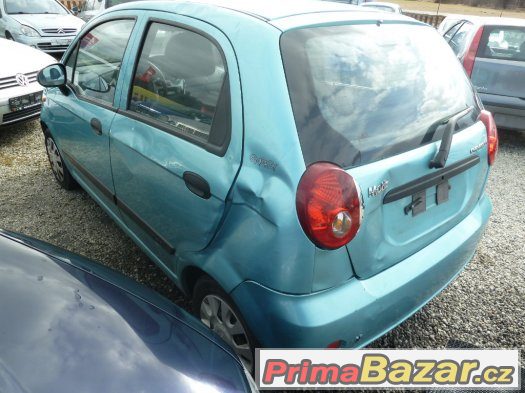 CHEVROLET MATIZ 1,0i 48 KW.R.V.2006.5 DVEŘÍ..KLIMA