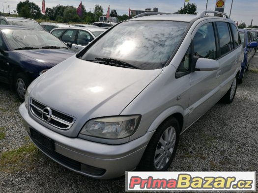 OPEL ZAFIRA 2,2 DTI, KLIMA..7 MÍST.R.V.2004.VELMI PĚKNÉ