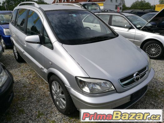 OPEL ZAFIRA 2,2 DTI, KLIMA..7 MÍST.R.V.2004.VELMI PĚKNÉ