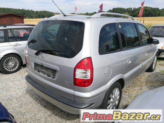 OPEL ZAFIRA 2,2 DTI, KLIMA..7 MÍST.R.V.2004.VELMI PĚKNÉ