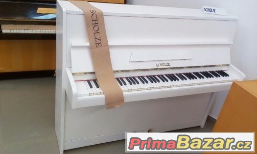 Prodam bílé pianino Scholze včetně dovozu 100 km zdarma