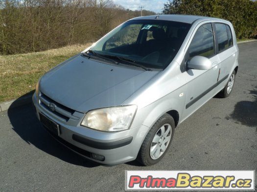 HYUNDAI GETZ GLS 1,5 CRDi 60 KW.R.V.2004..KLIMA.5 DVEŘÍ