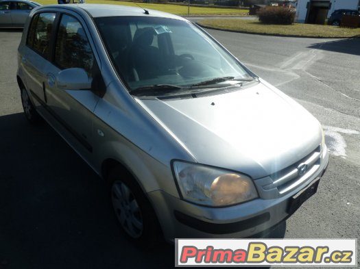 HYUNDAI GETZ GLS 1,5 CRDi 60 KW.R.V.2004..KLIMA.5 DVEŘÍ