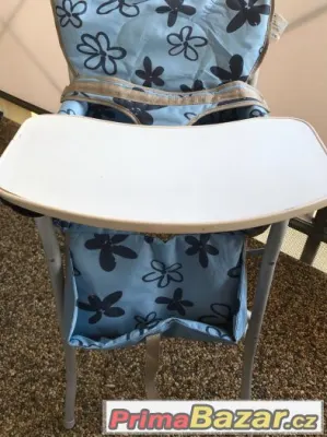 Dětská krmící skládací židlička