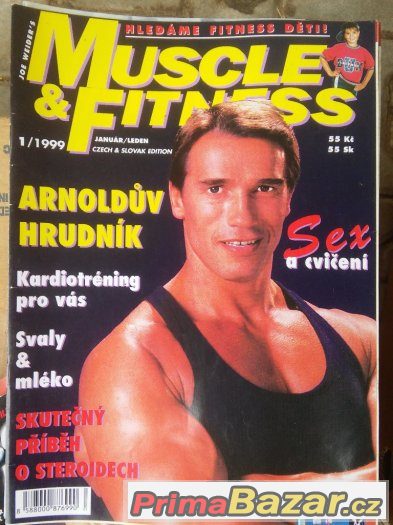 Muscle&fitness,starší čísla 97-2007, viz.foto Cena dohodou,