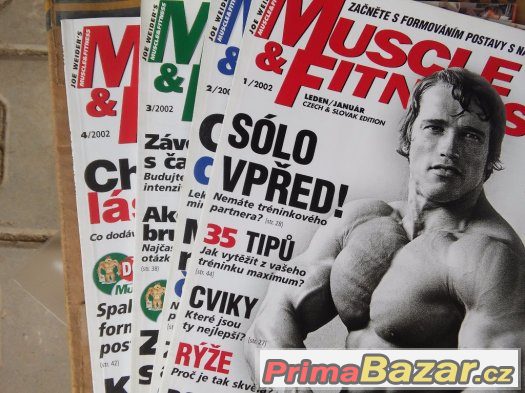 Muscle&fitness,starší čísla 97-2007, viz.foto Cena dohodou,
