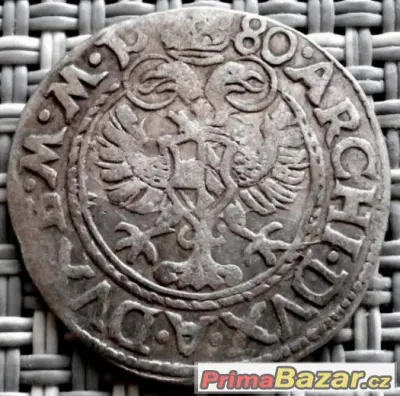Bílý groš 1580 Jáchymov, Rudolf II. - 217