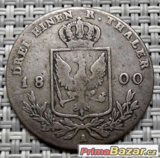 1/3 tolaru 1800 A, Friedrich Wilhelm III. - 354