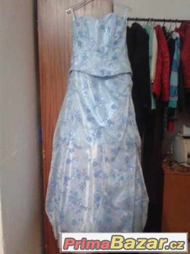 Plesové šaty modré