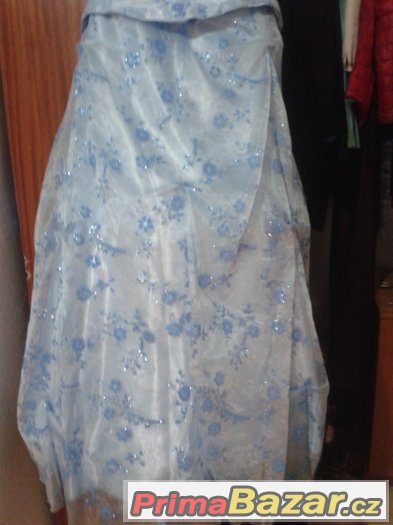 Plesové šaty modré