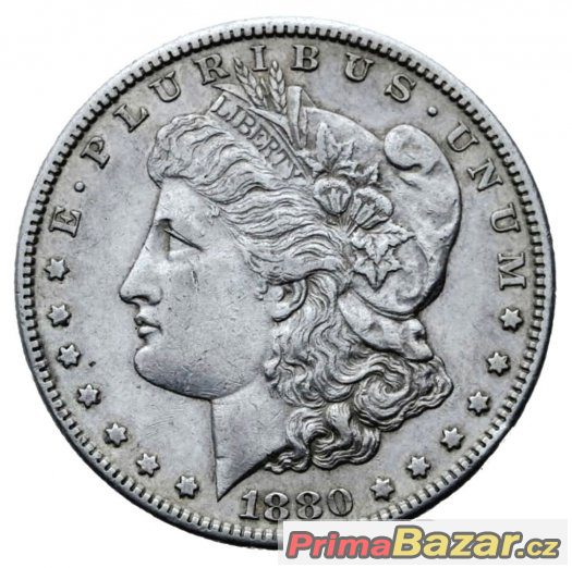 Ag Morgan Dollar 1880 S, USA - 168