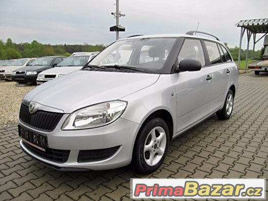 Škoda Fabia II 1.2 TSi combi,klimatizace,alu,servisní kniha