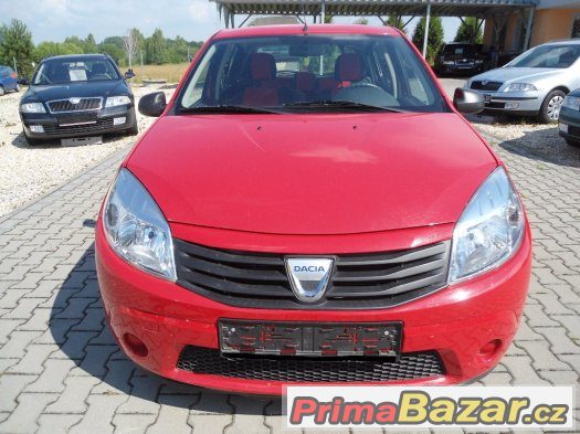 Dacia Sandero 1,4 MPi Ambiance,KLIMA,SERVO,ALU+ZIMNÍ KOLA. Dacia Sandero 1,4 MPi Ambiance,KLIMA,SERVO,ALU+ZIMNÍ KOLA.