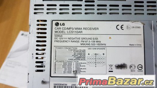 Prodám autoradio Lg Prodám autoradio Lg