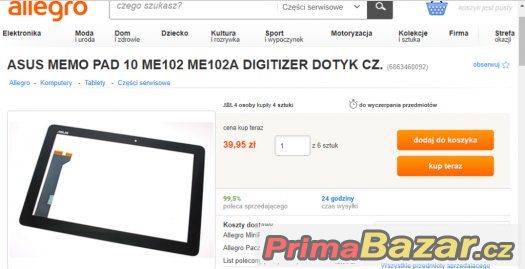 Asus MeMO Pad ME102A (K00F) 16GB šedý