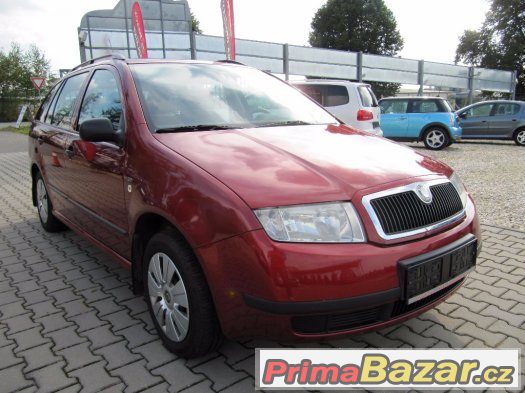 Škoda Fabia 1,4 MPi,50KW,LPG,COMBI,ZÁVĚS,ZIMÁKY.