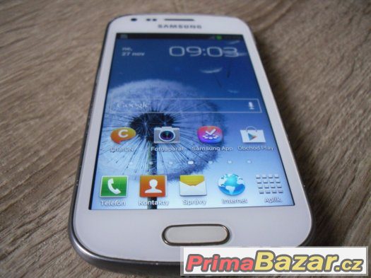 Samsung Galaxy Trend Plus, 5MPx, Android. Bílý.