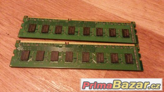 Paměti - 2x 2GB DDR3 Kingston KVR1333D3N9K2/4G CL9, 1,5V