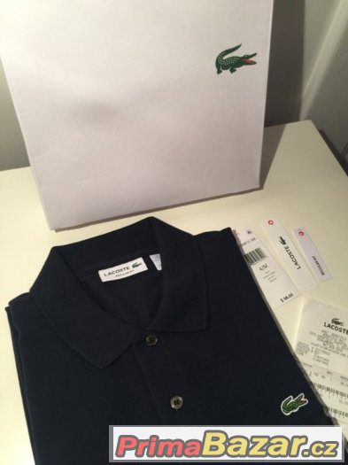 Pánské polo triko tmavě modré Lacoste