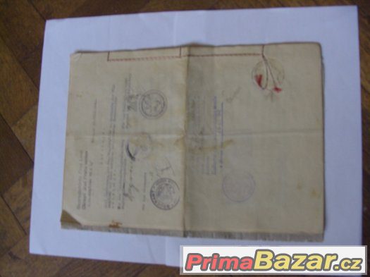 Kupní smlouva z roku 1942 Kupní smlouva z roku 1942