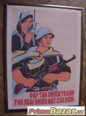 Originál vietnamský plakát