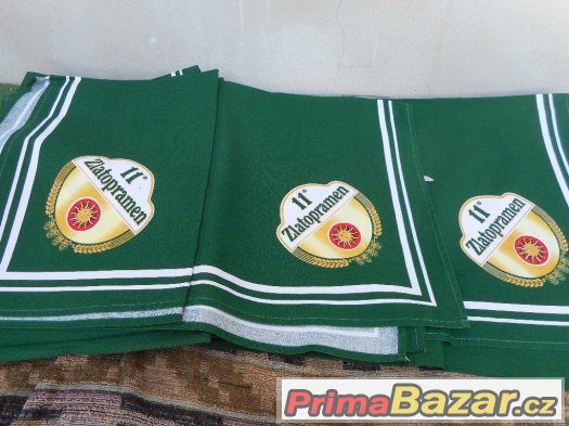Prodám zelené ubrusy Prodám zelené ubrusy