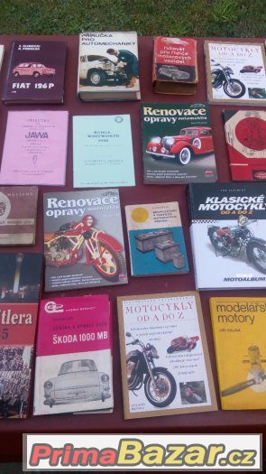 Prodám mnoho knih, příruček,návodů pro auto moto.