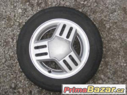 4ks Alu disků Opel 5Jx14, pneu Uniroyal 175/65 R14