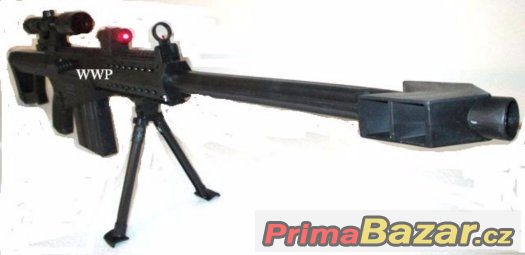 Odstřelovací puška   M-2016  na airsoft mechanická + dárek 1