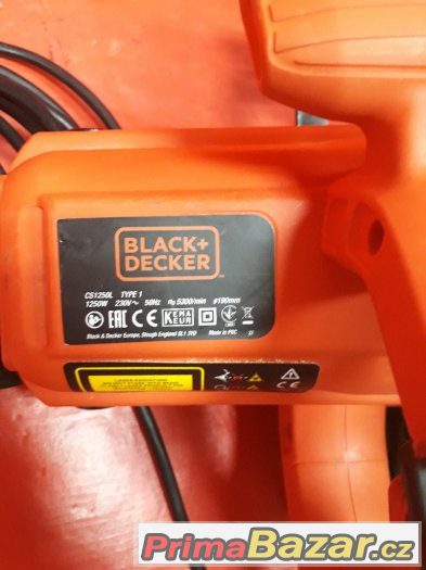 Okružní pila Black and Decker CS 1250L