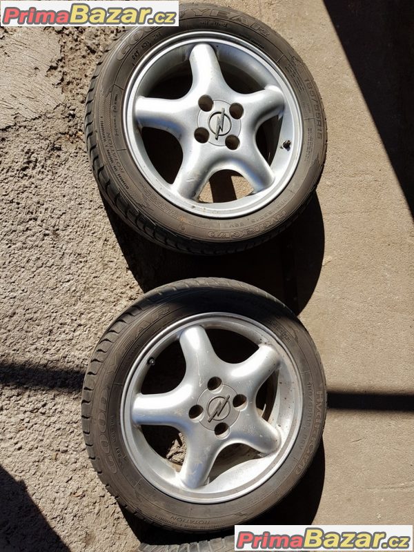 sada Opel      s letni pneu goodyear 4x100 6jx15 et49