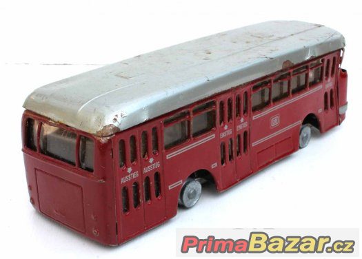 Plechový starý autobus - hračka