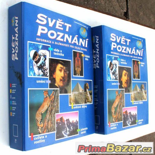 Svět poznání - dvě knihy enciklopedie