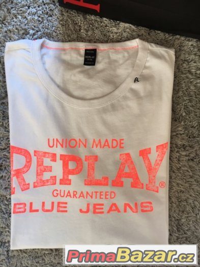 Pánské tričko Replay vel L NOVÉ