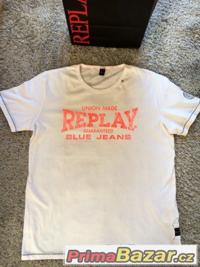 Pánské tričko Replay vel L NOVÉ