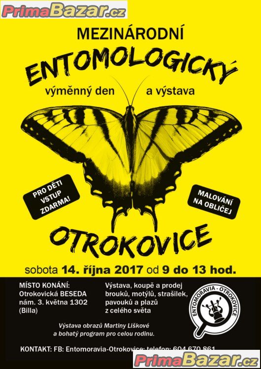 Entomologická výstava OTROKOVICE, 14.10.2017