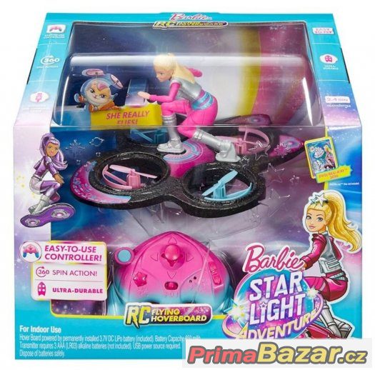 NOVÝ hvězdný hoverboard s panenkou Barbie PC 2590 BOMBA CENA