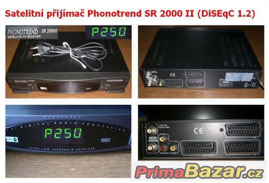 Satelitní přijímač Phonotrend SR 2000 II - DiSEqC 1.2