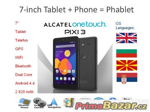 Phablet Alcatel ONE TOUCH Pixi 3 7' 3G 9002X
